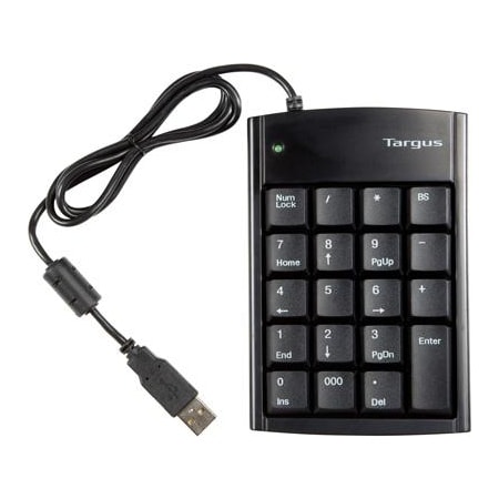 TARGUS USB Ultra Mini Keypad, PAUK10U PAUK10U